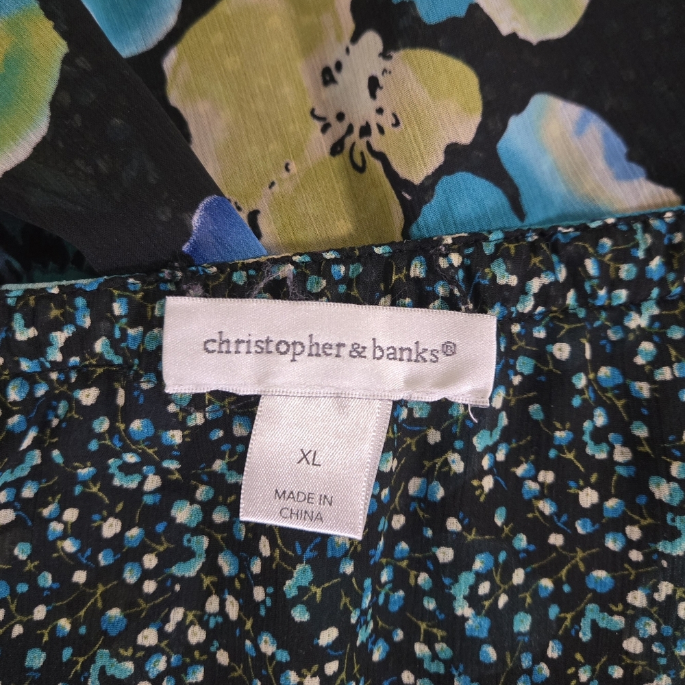 Christopher & Banks Reversible Floral Women's Skirt - Picture 9 of 10
